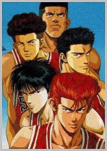 Otaku Gallery  / Anime e Manga / Slam Dunk / Personaggi / Shohoku / Gruppo / shohoku (13).jpg